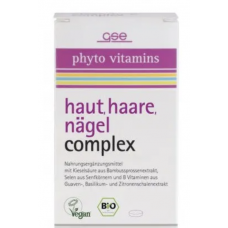 Kompleksas odai, plaukams ir nagams (Phyto Haut, Haare, Nägel Complex). Maisto papildas (60tabl)